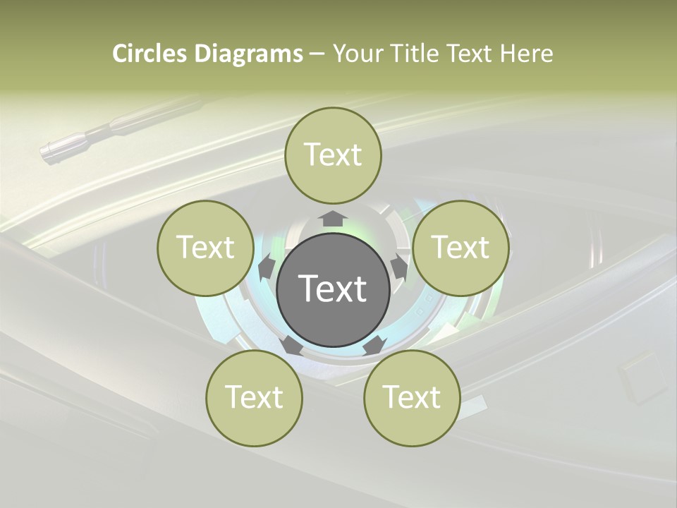Gadget Macro Circle PowerPoint Template