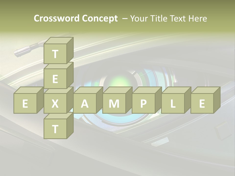 Gadget Macro Circle PowerPoint Template