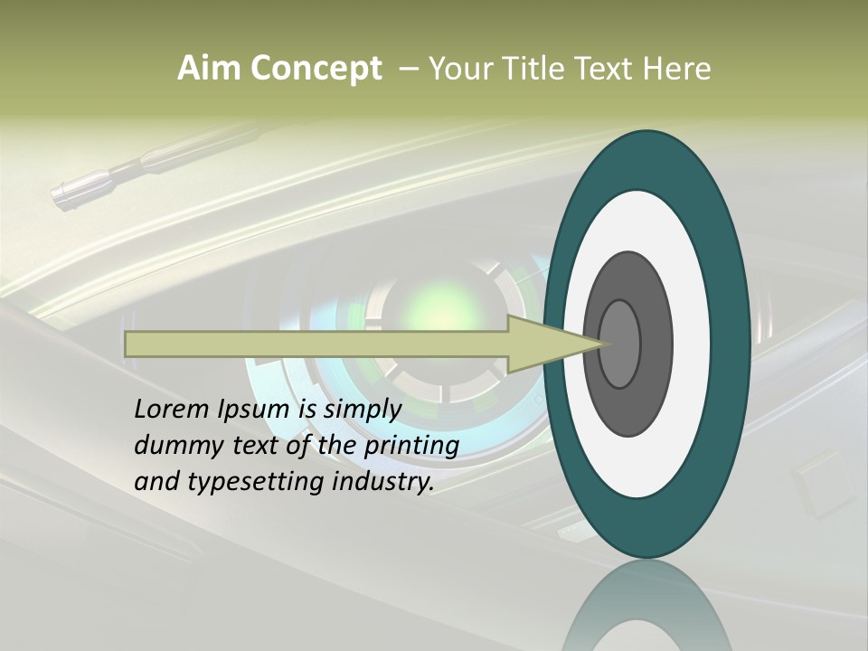 Gadget Macro Circle PowerPoint Template