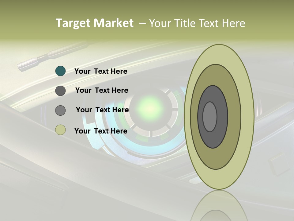 Gadget Macro Circle PowerPoint Template