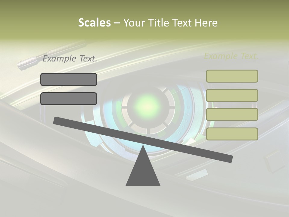 Gadget Macro Circle PowerPoint Template