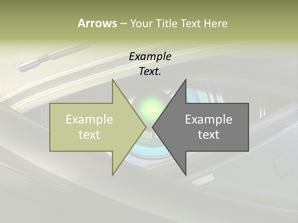 Gadget Macro Circle PowerPoint Template