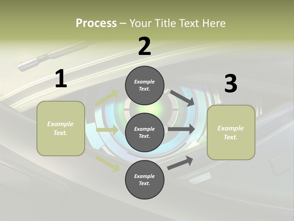 Gadget Macro Circle PowerPoint Template