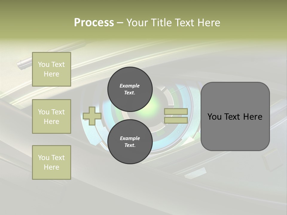 Gadget Macro Circle PowerPoint Template