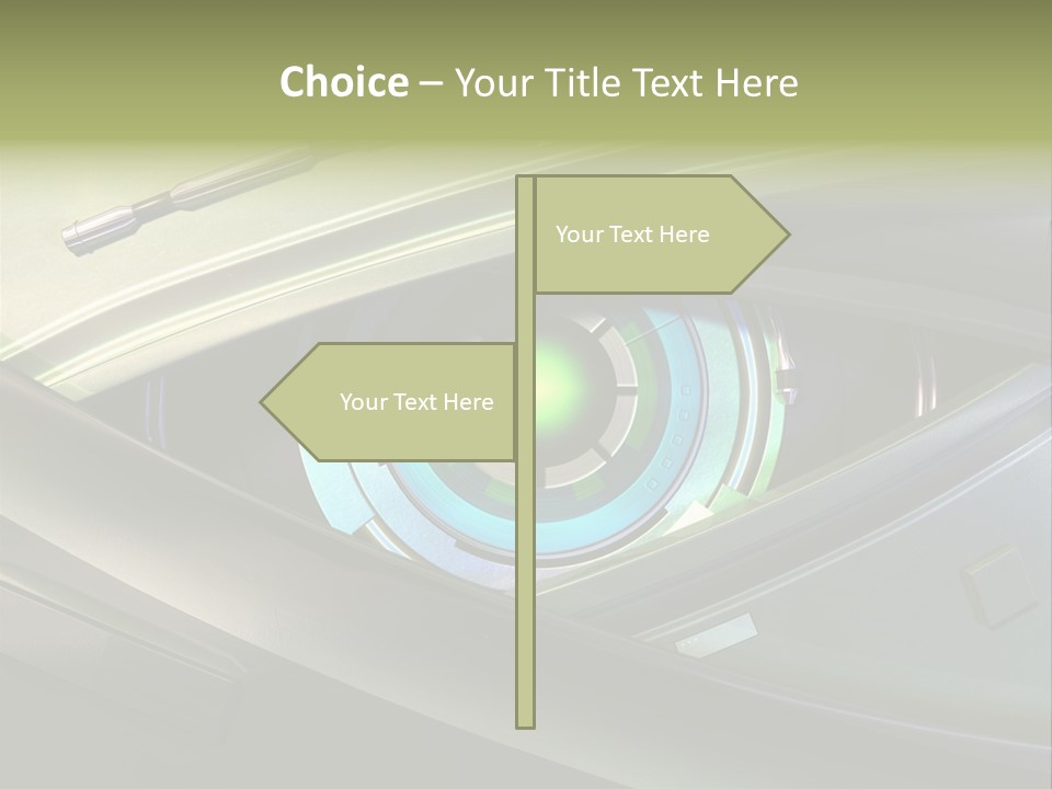 Gadget Macro Circle PowerPoint Template
