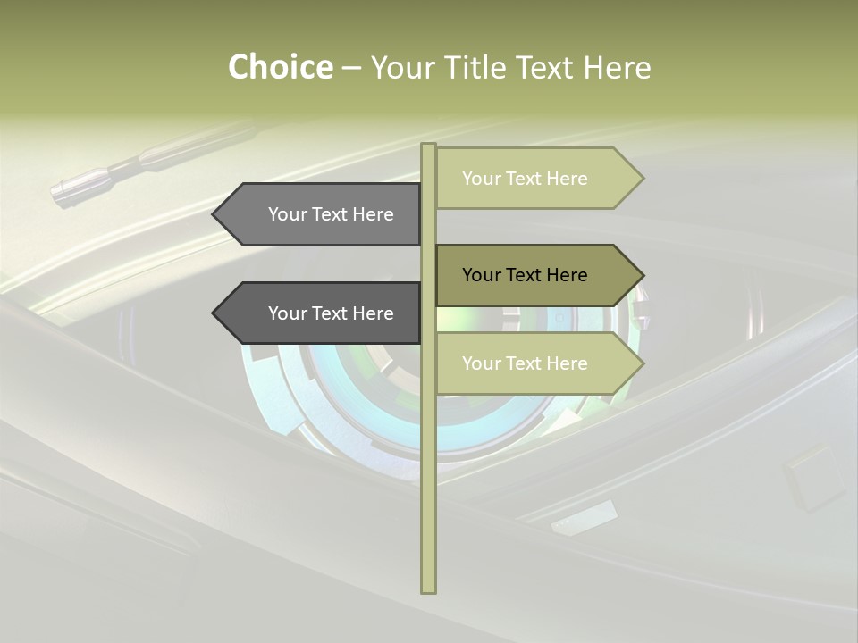 Gadget Macro Circle PowerPoint Template