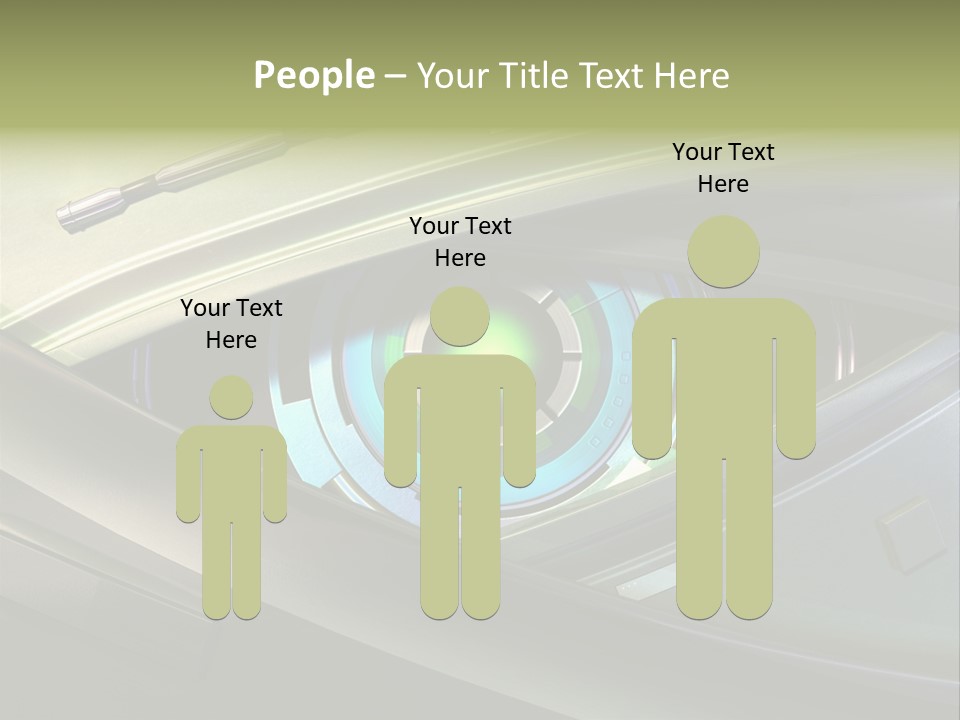 Gadget Macro Circle PowerPoint Template