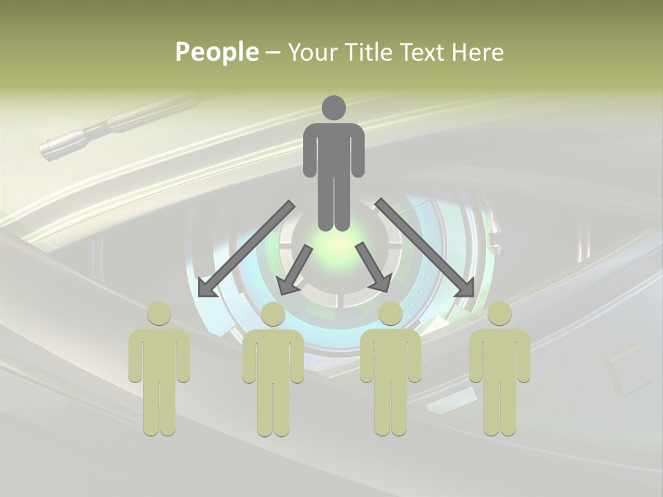 Gadget Macro Circle PowerPoint Template