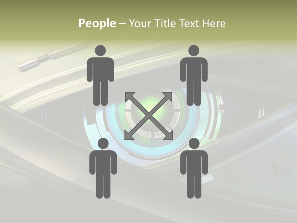 Gadget Macro Circle PowerPoint Template