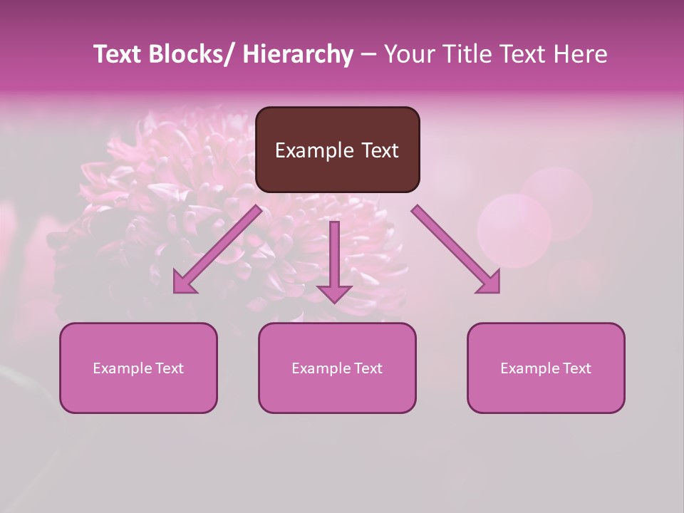 Object Beautiful Purple PowerPoint Template