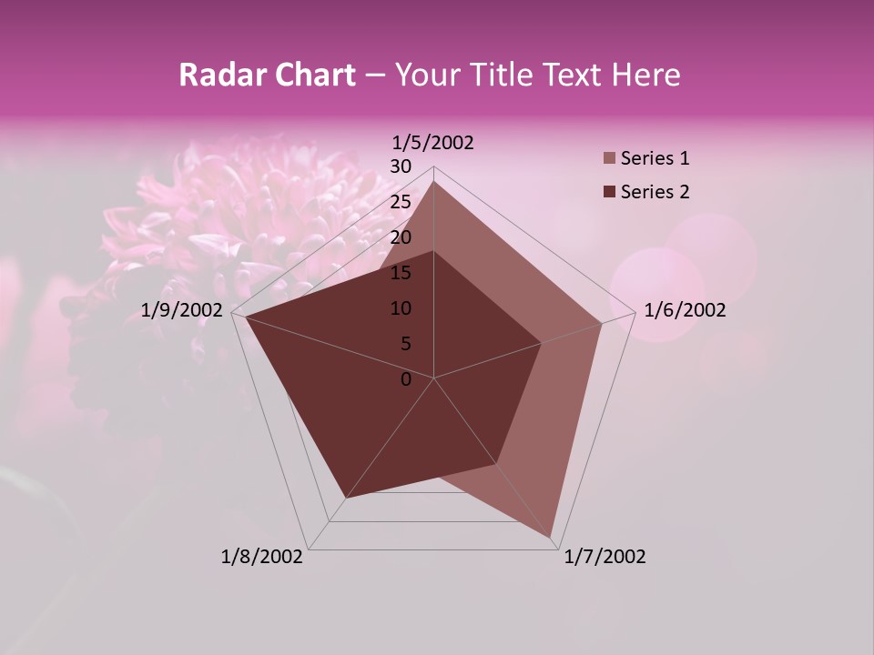 Object Beautiful Purple PowerPoint Template