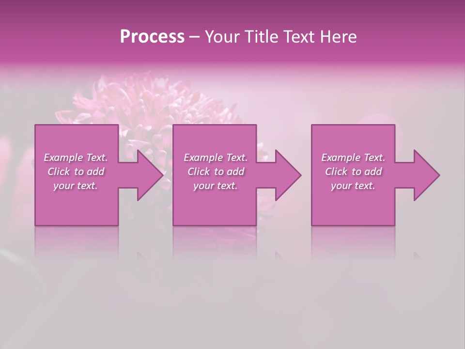 Object Beautiful Purple PowerPoint Template