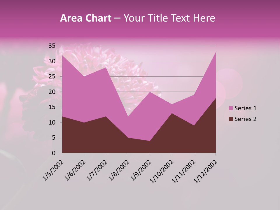 Object Beautiful Purple PowerPoint Template