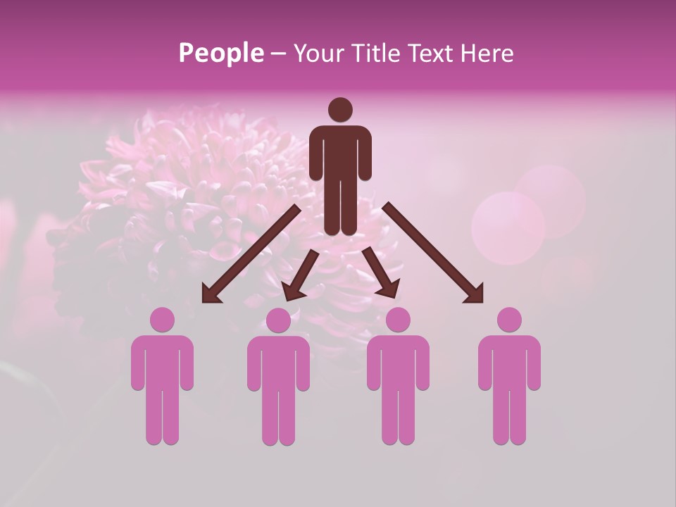 Object Beautiful Purple PowerPoint Template