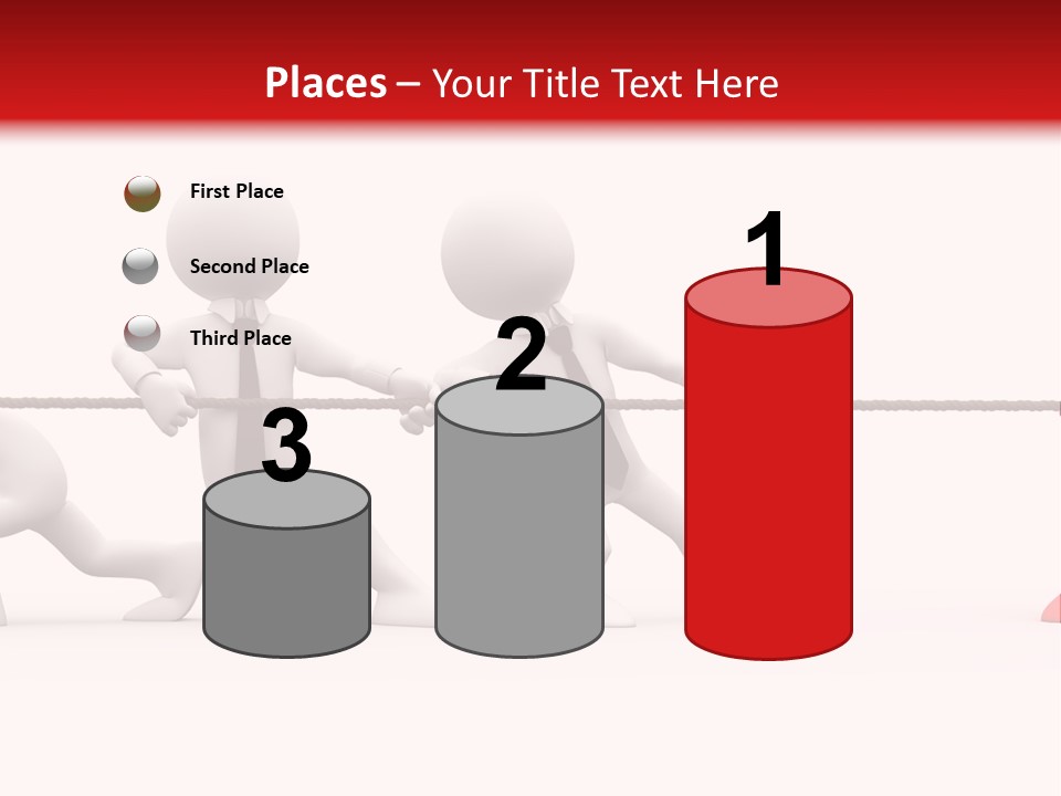 War Red Men PowerPoint Template