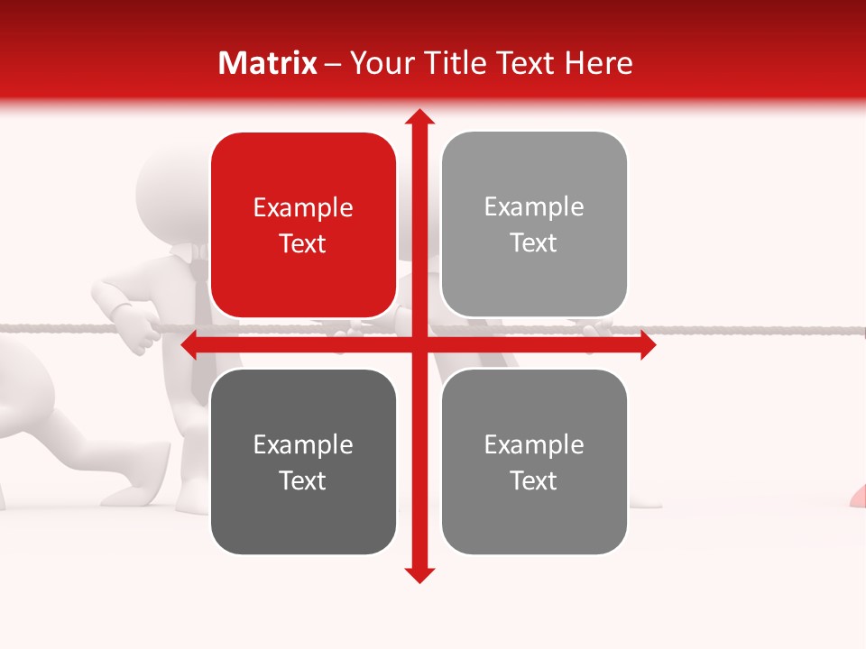 War Red Men PowerPoint Template