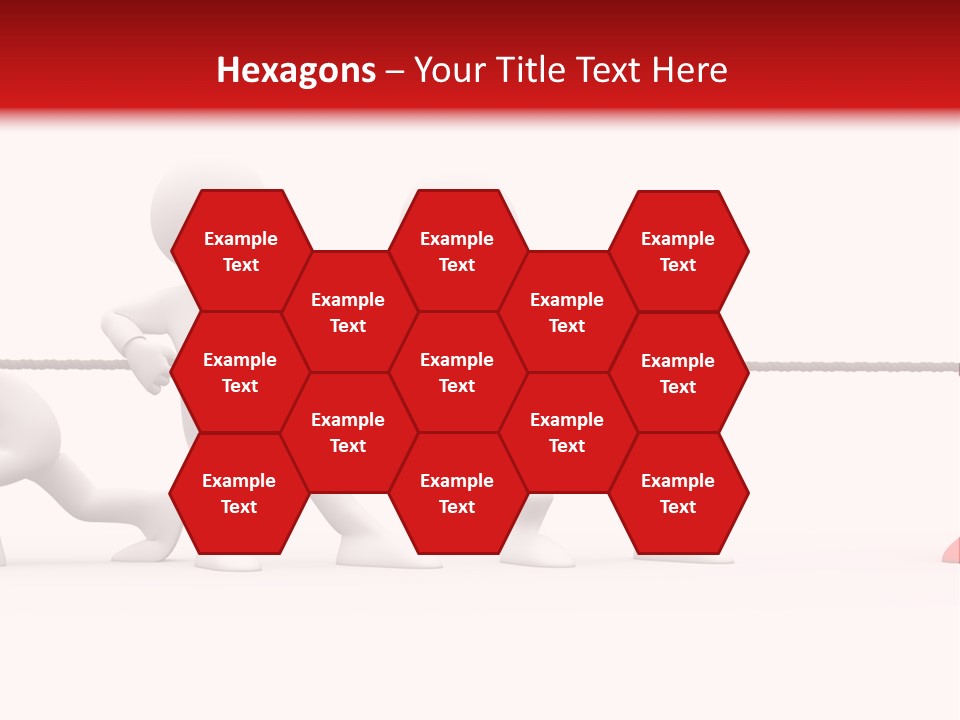 War Red Men PowerPoint Template