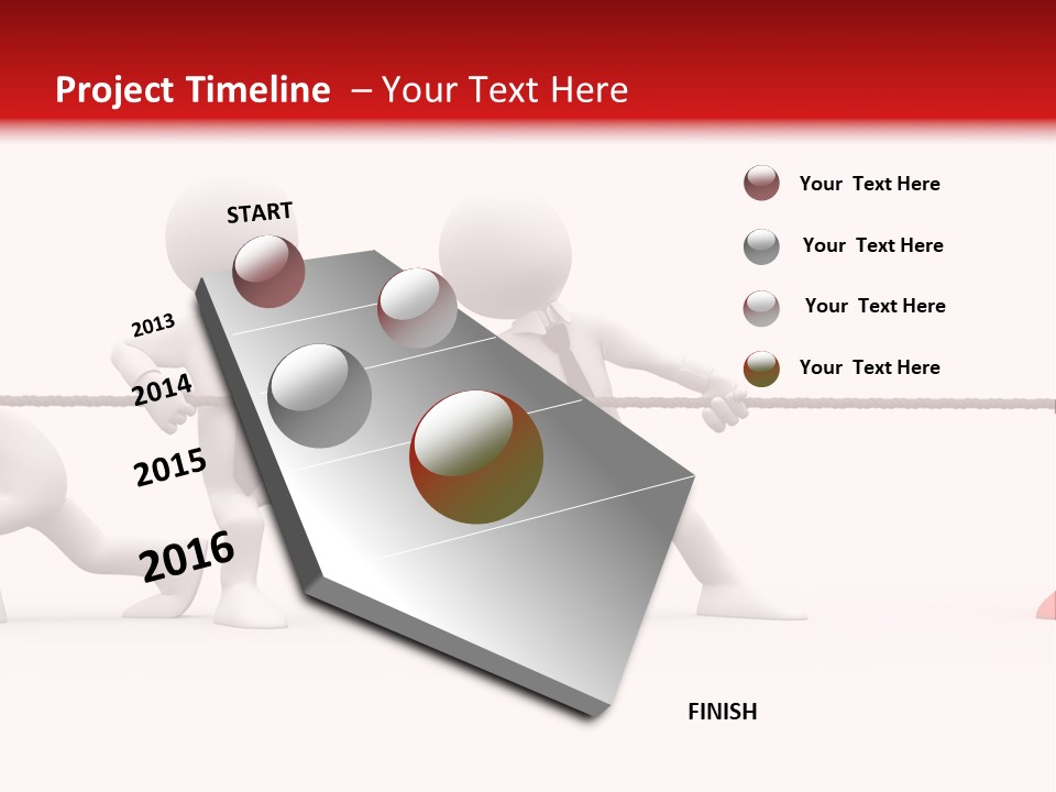 War Red Men PowerPoint Template