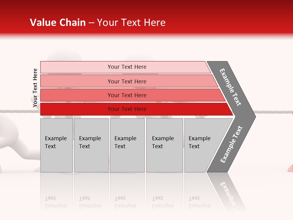 War Red Men PowerPoint Template