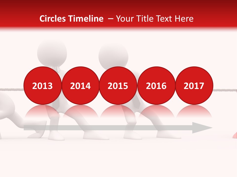 War Red Men PowerPoint Template