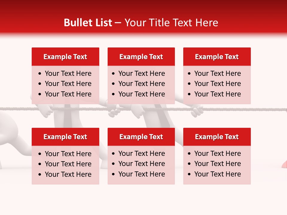 War Red Men PowerPoint Template