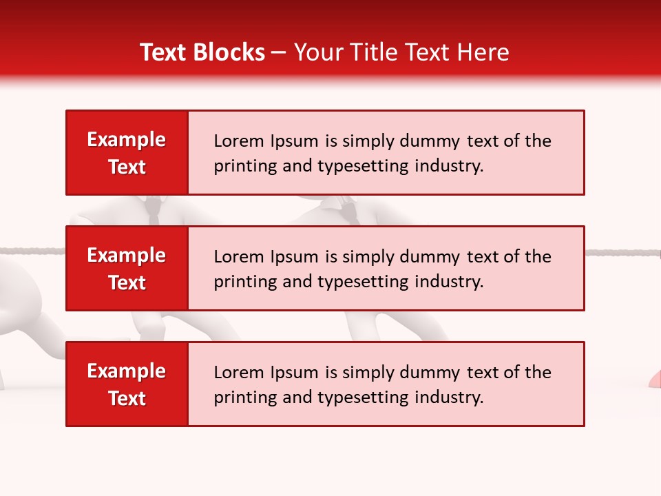 War Red Men PowerPoint Template
