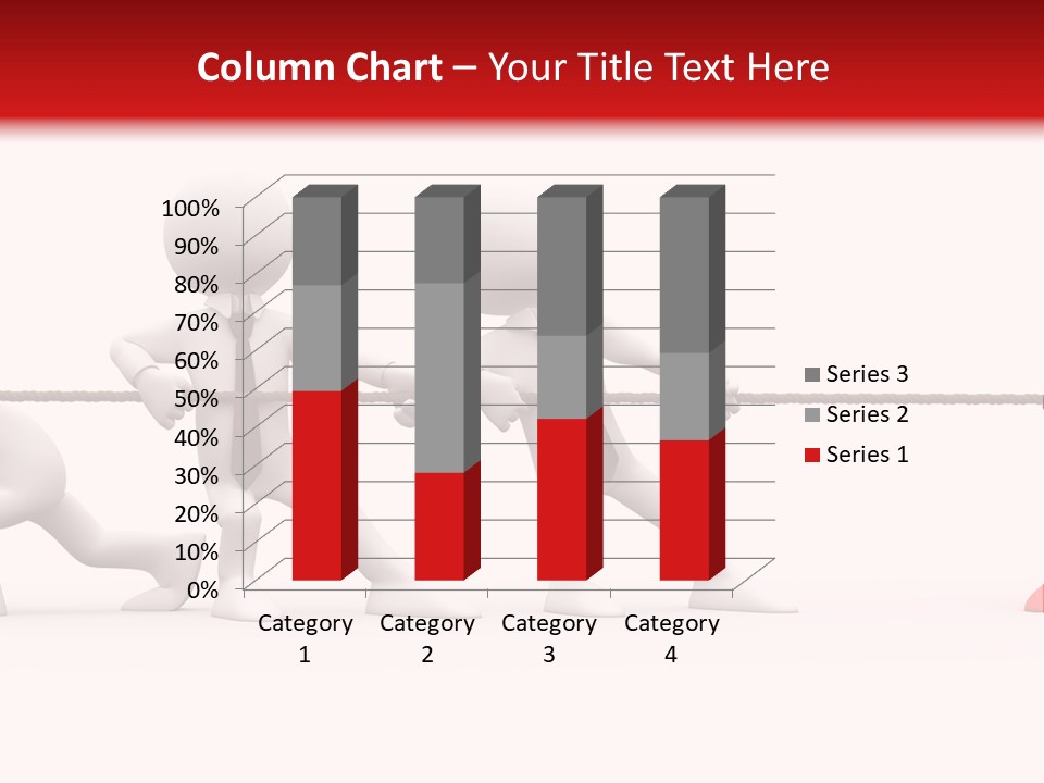 War Red Men PowerPoint Template