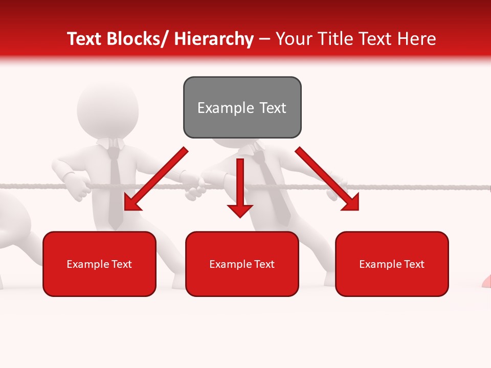 War Red Men PowerPoint Template