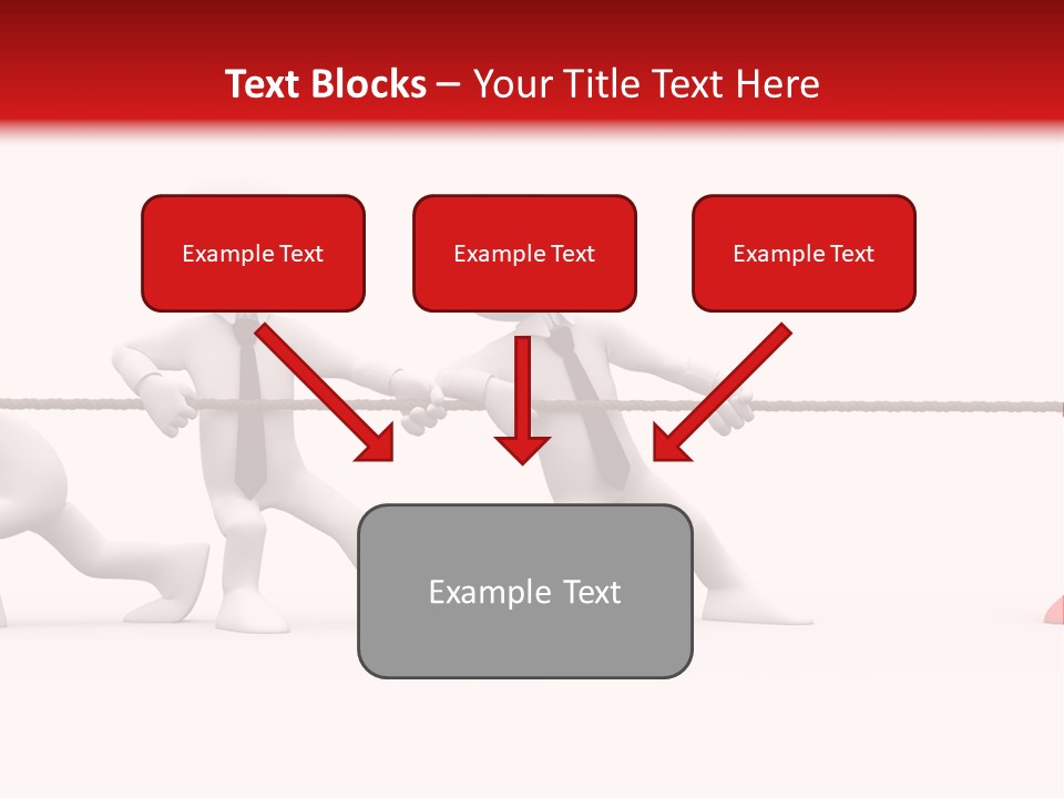 War Red Men PowerPoint Template