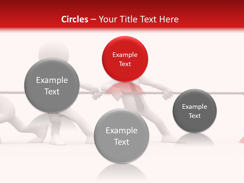 War Red Men PowerPoint Template