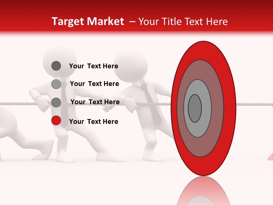 War Red Men PowerPoint Template