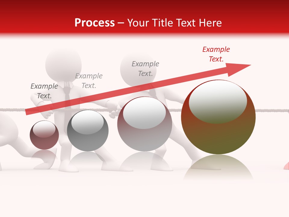 War Red Men PowerPoint Template