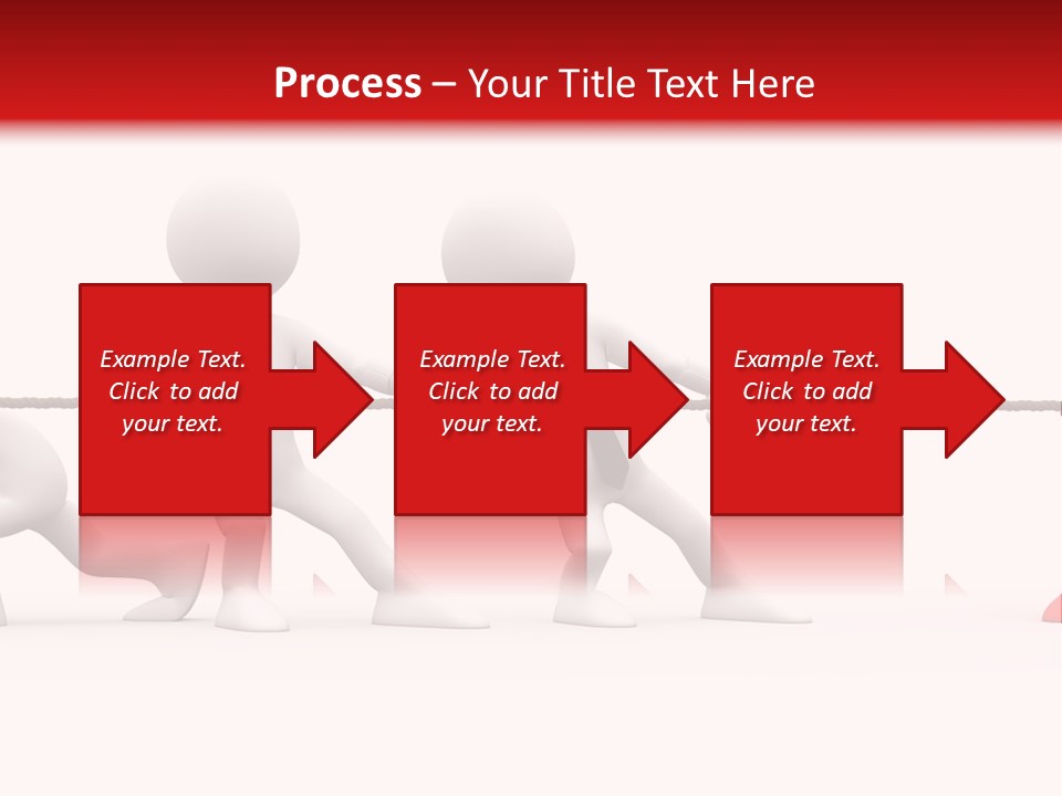 War Red Men PowerPoint Template