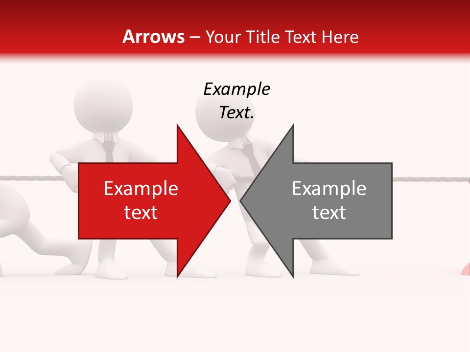 War Red Men PowerPoint Template