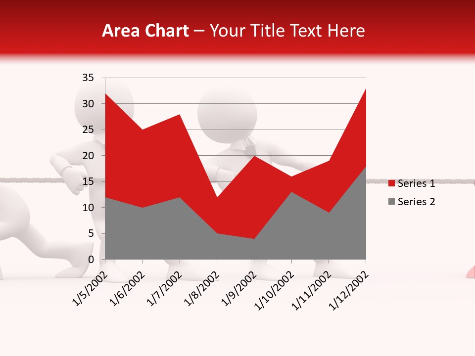 War Red Men PowerPoint Template