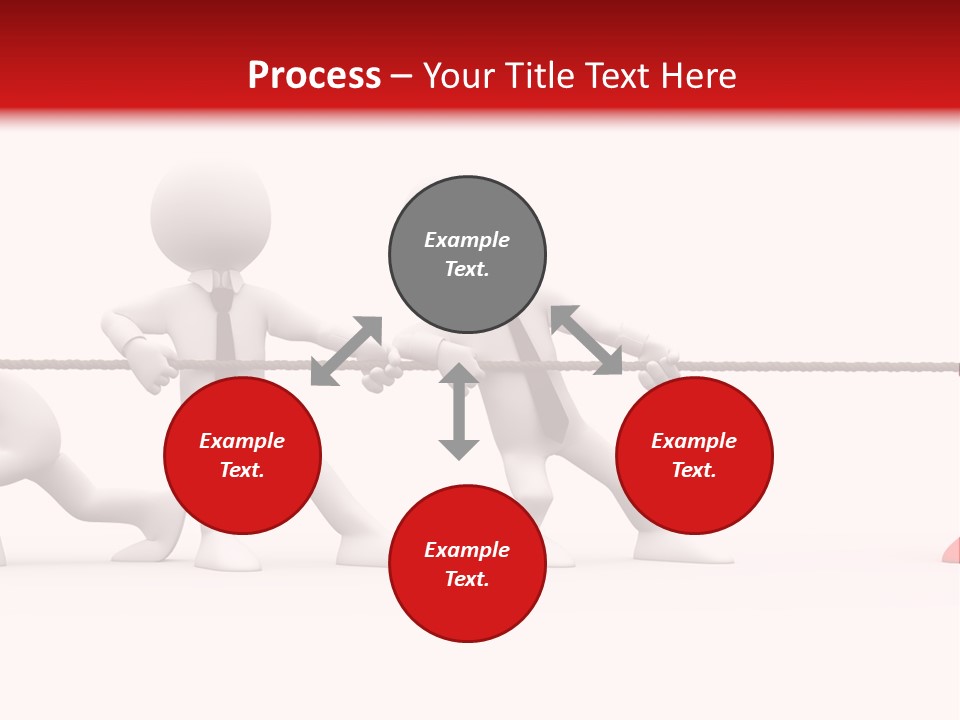 War Red Men PowerPoint Template