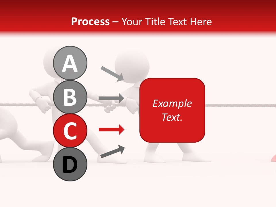 War Red Men PowerPoint Template