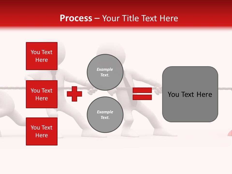 War Red Men PowerPoint Template
