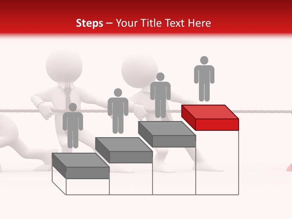 War Red Men PowerPoint Template