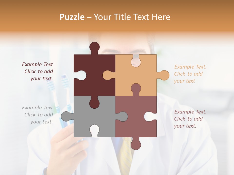 Clinic Uniform Man PowerPoint Template