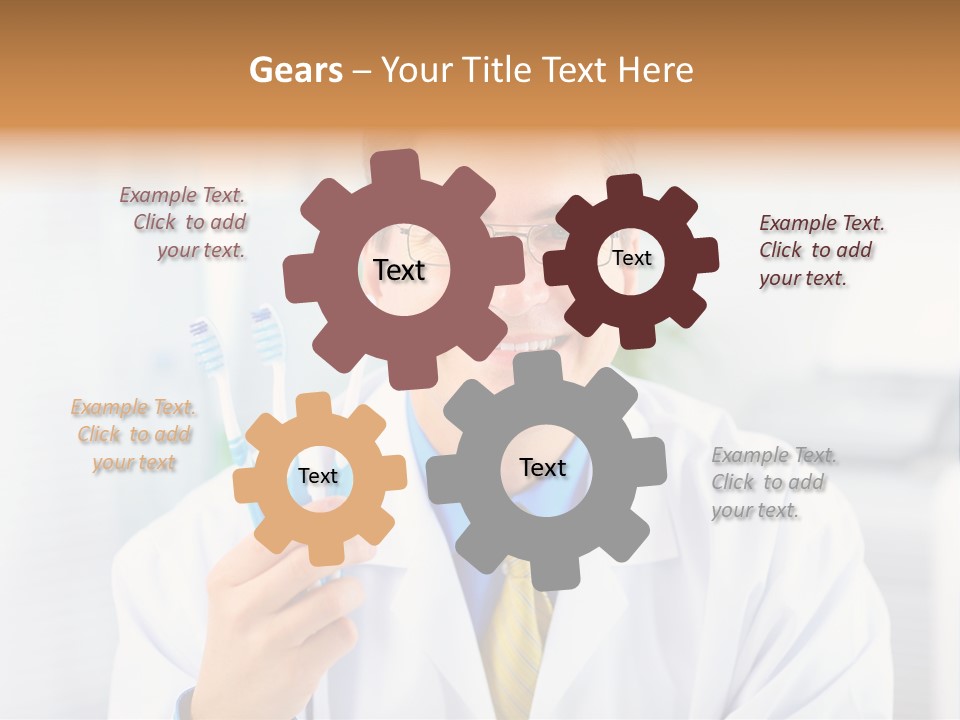 Clinic Uniform Man PowerPoint Template