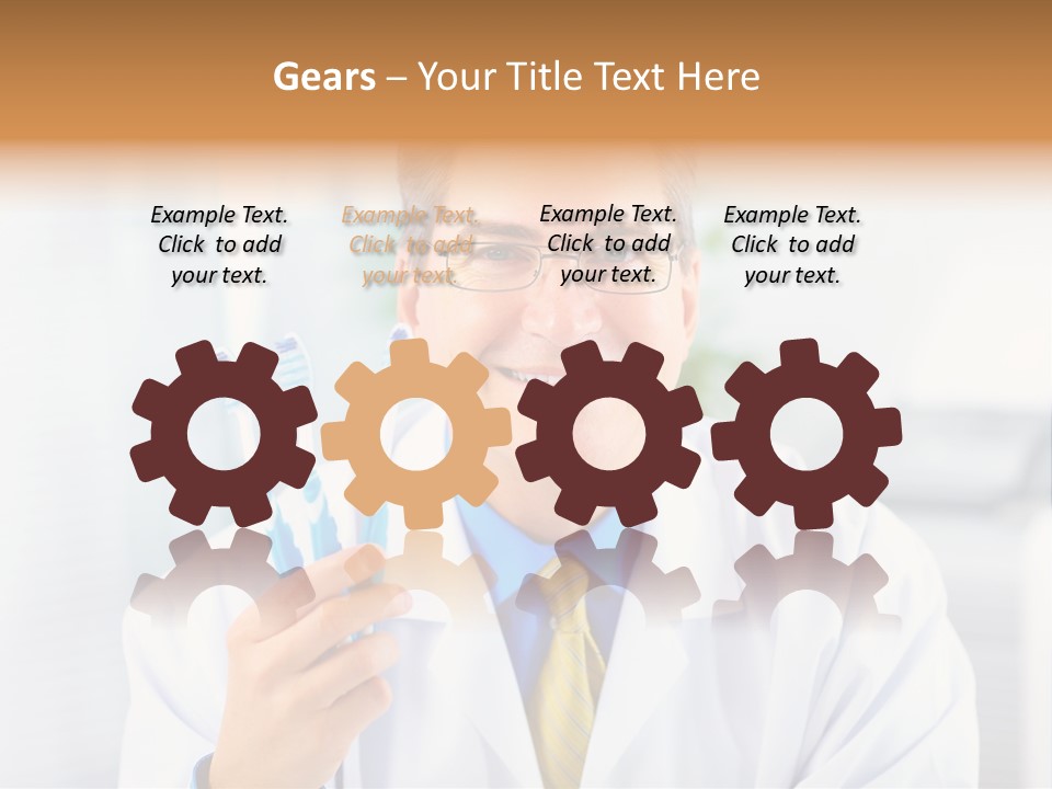 Clinic Uniform Man PowerPoint Template