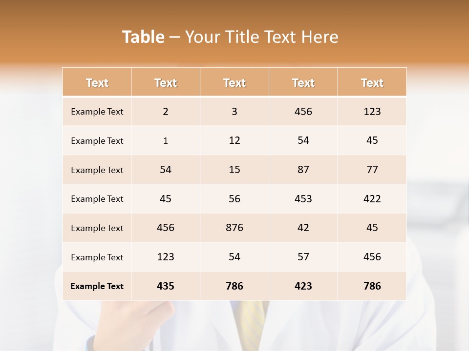 Clinic Uniform Man PowerPoint Template