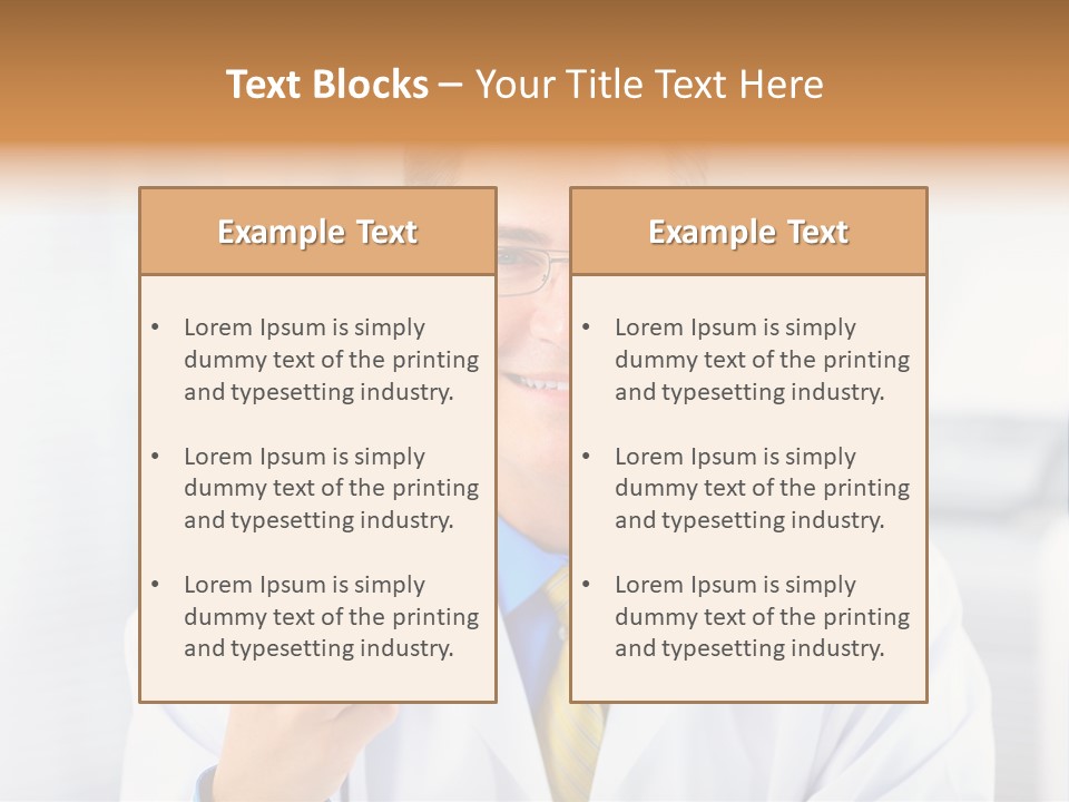 Clinic Uniform Man PowerPoint Template