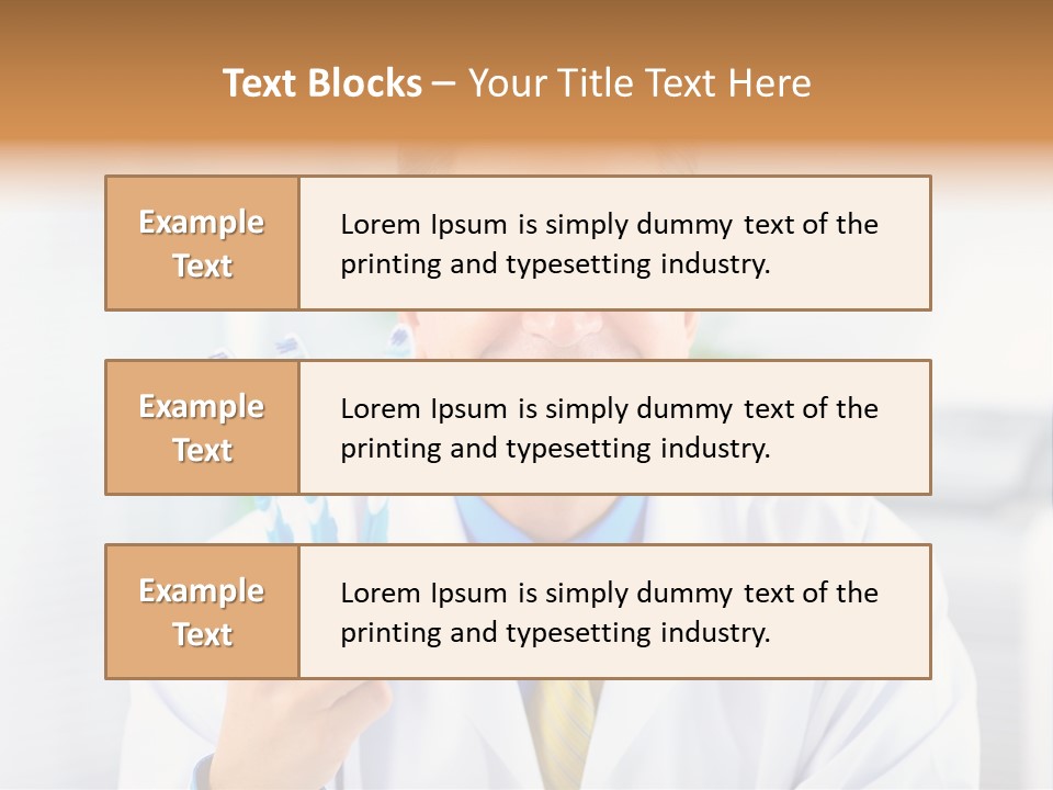 Clinic Uniform Man PowerPoint Template