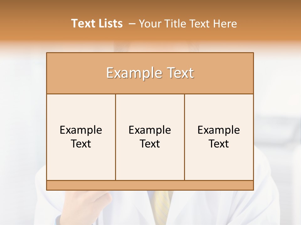 Clinic Uniform Man PowerPoint Template