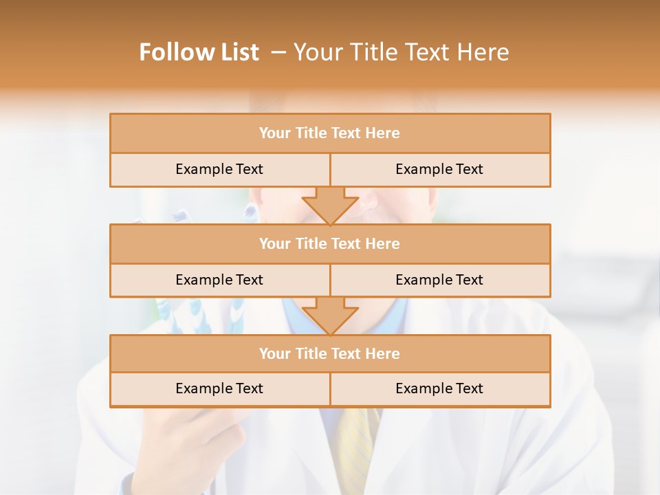 Clinic Uniform Man PowerPoint Template