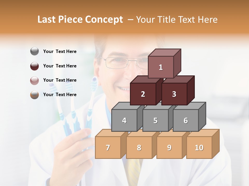 Clinic Uniform Man PowerPoint Template