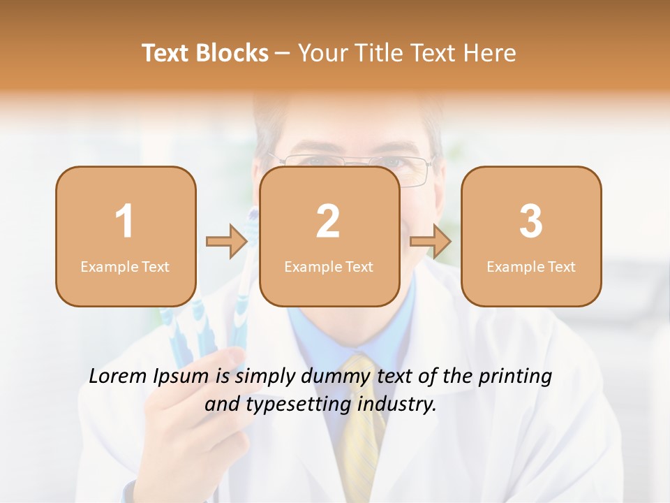 Clinic Uniform Man PowerPoint Template