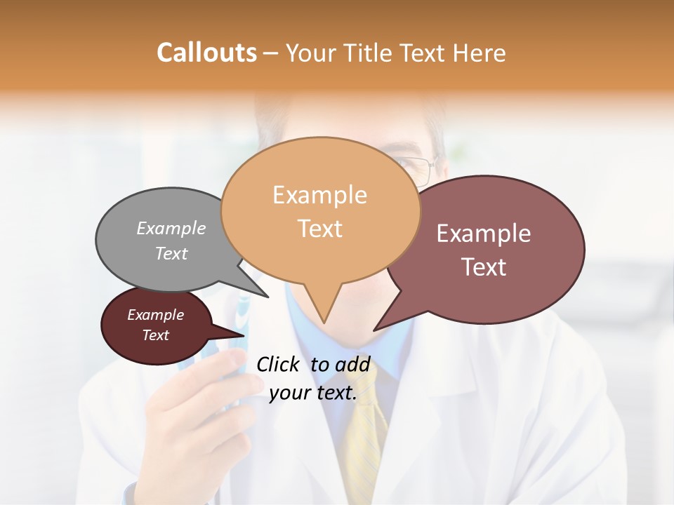 Clinic Uniform Man PowerPoint Template